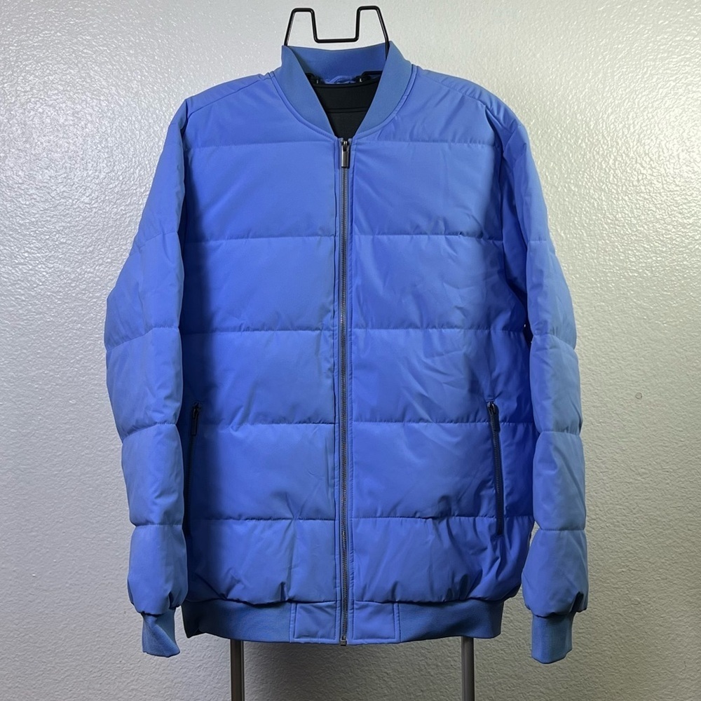 TacVasen Men's Quilted Puffer Jacket Lightweight Water Resistant Warm Coat L